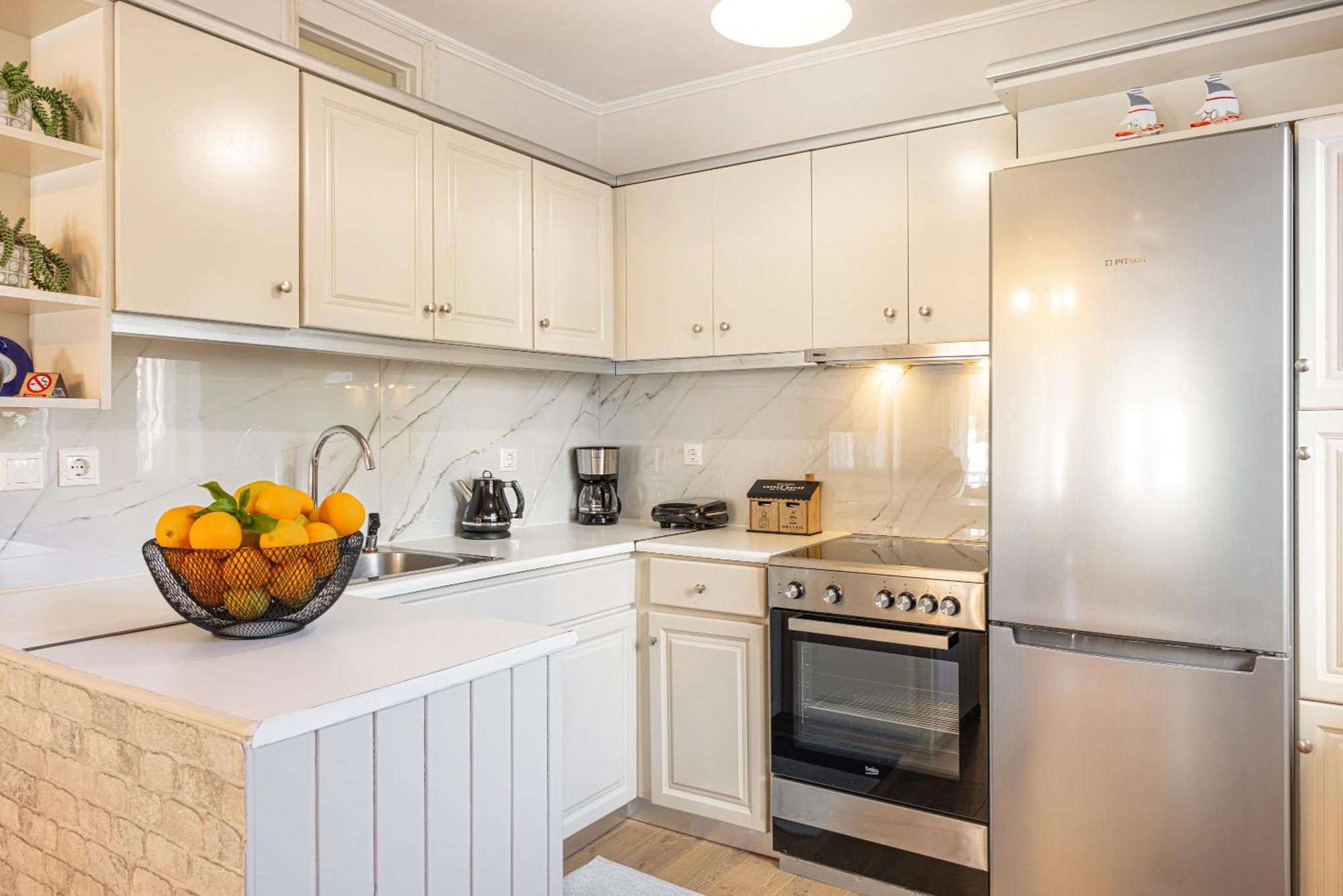 Pythagorio Blue Street Apartment With Balcony Екстериор снимка